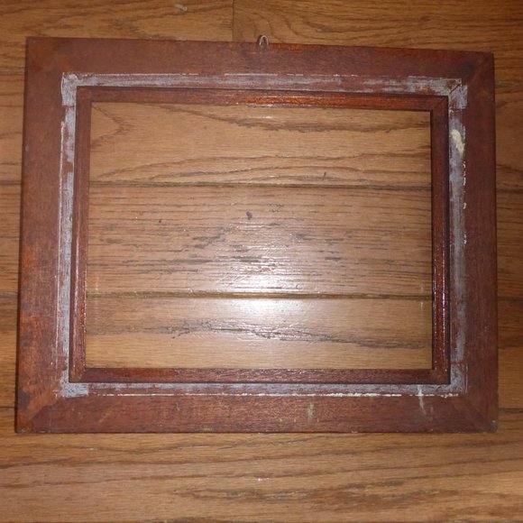 Vintage Hand Made Wooden Picture Frame - Picture 2 of 7